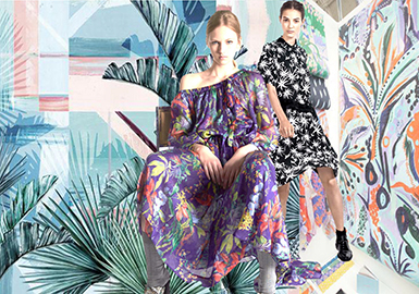 2019 S/S Pattern for Womenswear -- Global Traveler: Island Plant & Flower