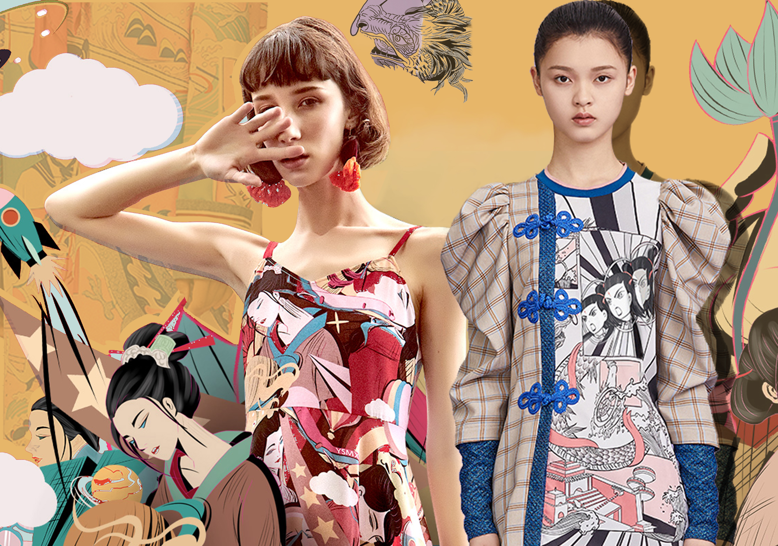 Chinese Style -- 2020 S/S Pattern Trend for Womenswear