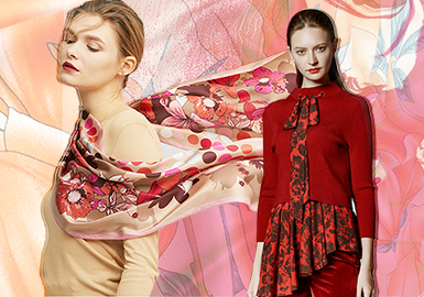 Silky Scarf -- 2020 S/S Decoration for Women's Knitwear