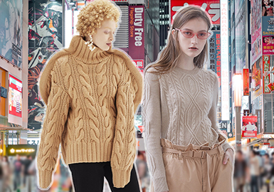 Cable Stitch -- 18/19 A/W Women's Knitwear in Japanese Market