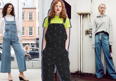 Denim Style -- 2020 S/S Silhouette Trend for Womenswear