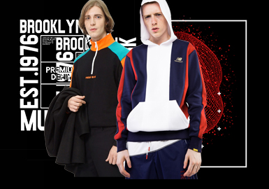 Stylish & Retro Sweatshirt -- 2020 S/S Silhouette Trend for Menswear