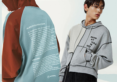 Sweatshirts of Designer Brands -- 2020 S/S Men's Styling