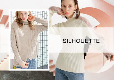 Light and Simple Pullovers -- A/W 20/21 Knitwear Silhouettes for Womenswear