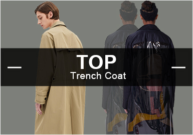 Trench Coat -- Popular Items in Menswear Markets