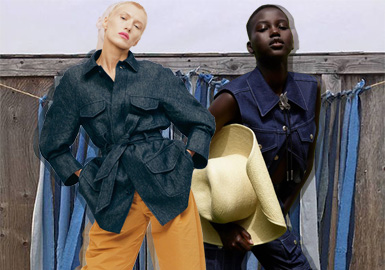 Overturn Convention -- The Silhouette Trend for Women's Denim Outerwear