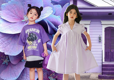 Purple Tones -- The Color Trend for Kidswear