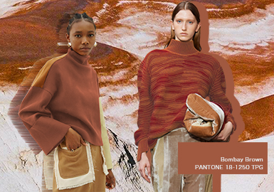 Bombay Brown -- The Color Trend for Women's Knitwear