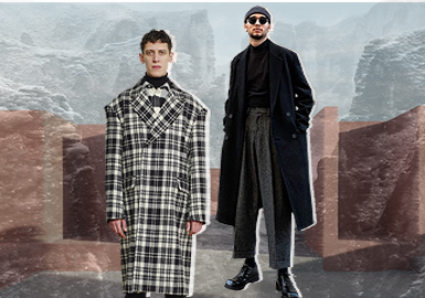 Fashion Style -- The Silhouette Trend for Men's Overcoats