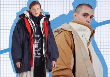 Padded Coat -- 19/20 A/W Silhouette Trend for Menswear