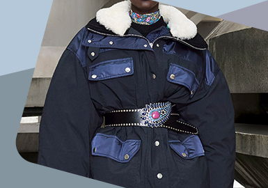 Delicate Parka Detail -- The Detail Craft Trend for Parka