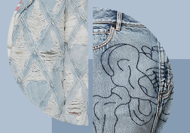 Rebuilt Denim -- The Pattern Craft Trend for Menswear