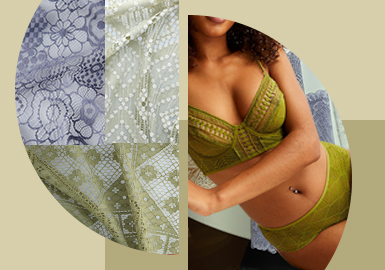 Changeable Geos -- The Pattern Craft Trend for Women's Lace Underwear