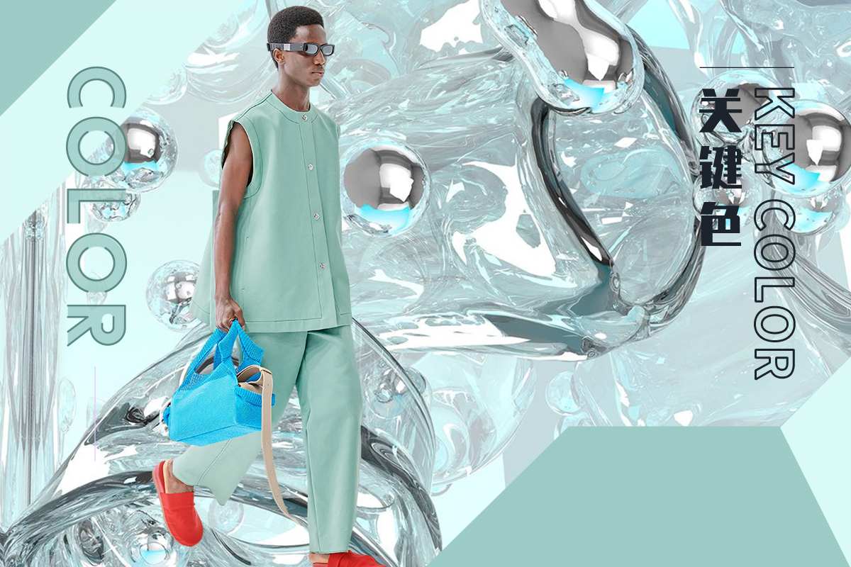 Ocean Wave -- The Color Trend for Menswear