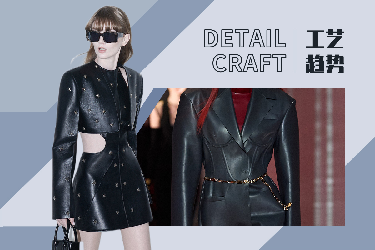 Avant-garde Street Fashion -- The Detail & Craft Trend for Women's Leather