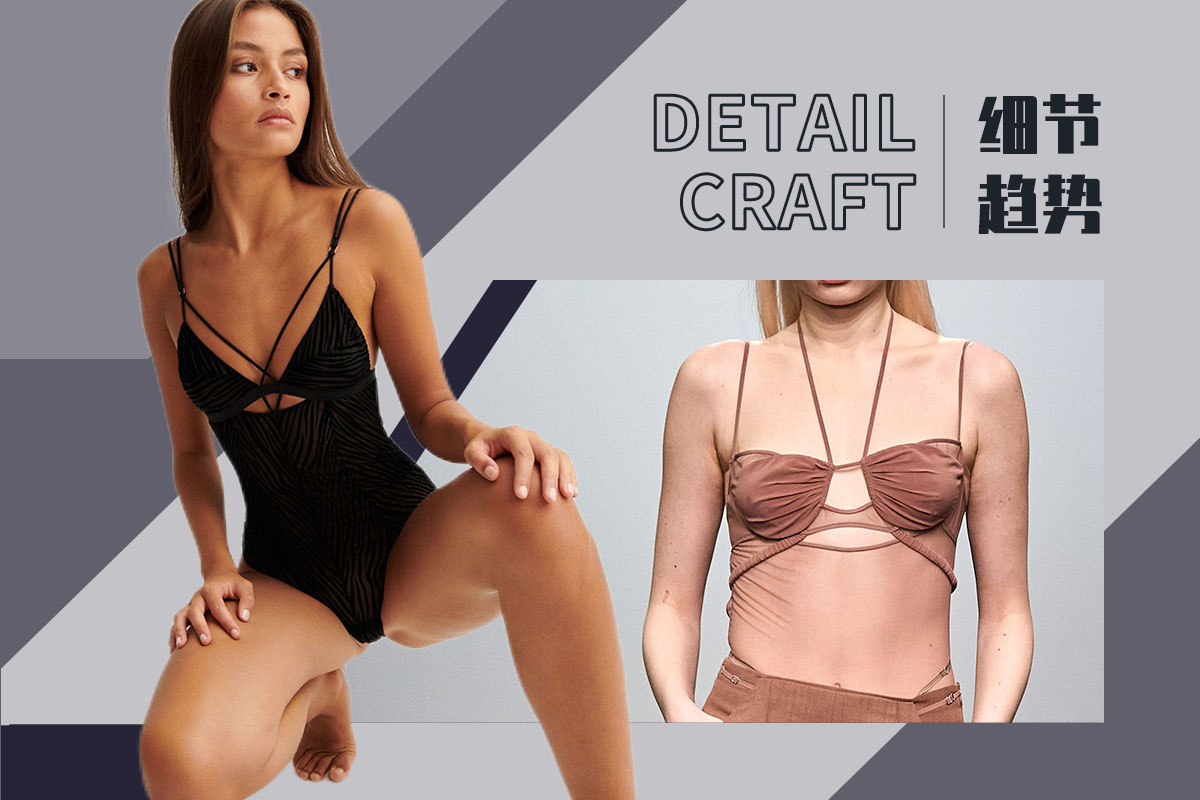 Linear Structure -- The Detail & Craft Trend for Women's Underwear