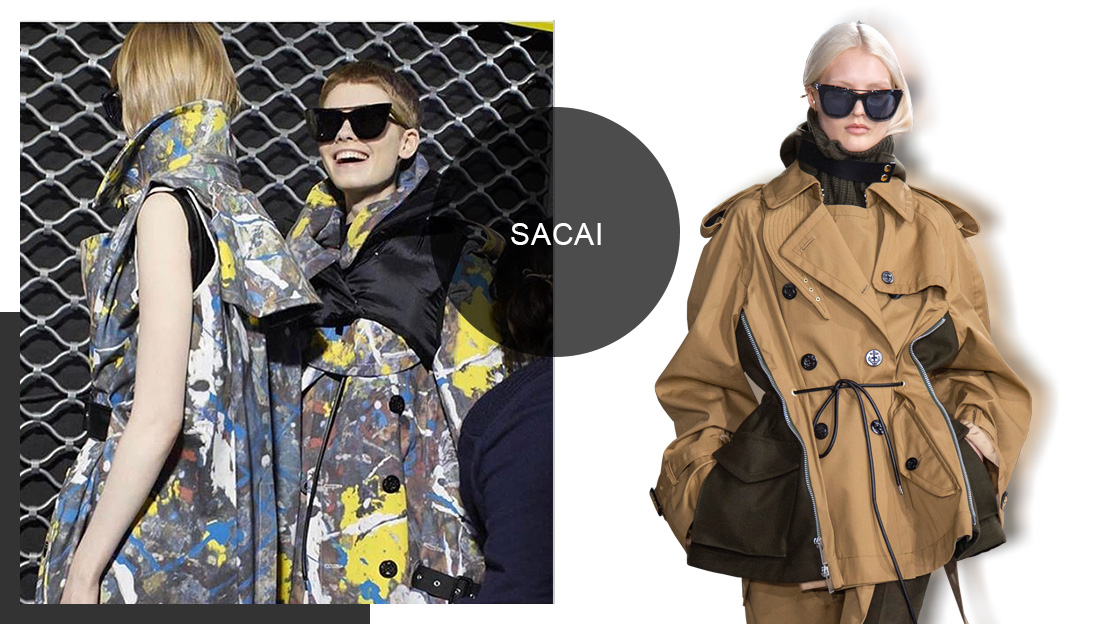 Sacai -- A/W 19/20 Analysis of Catwalk Brands for Womenswear