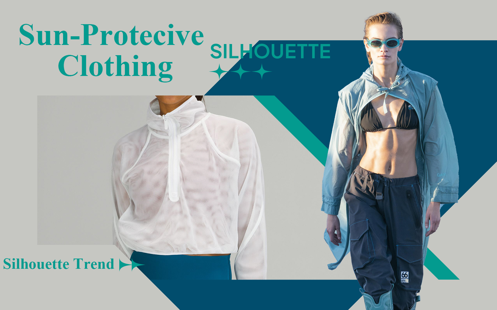 Summer Waves -- The Silhouette Trend for Women's Sun-protective Clothing
