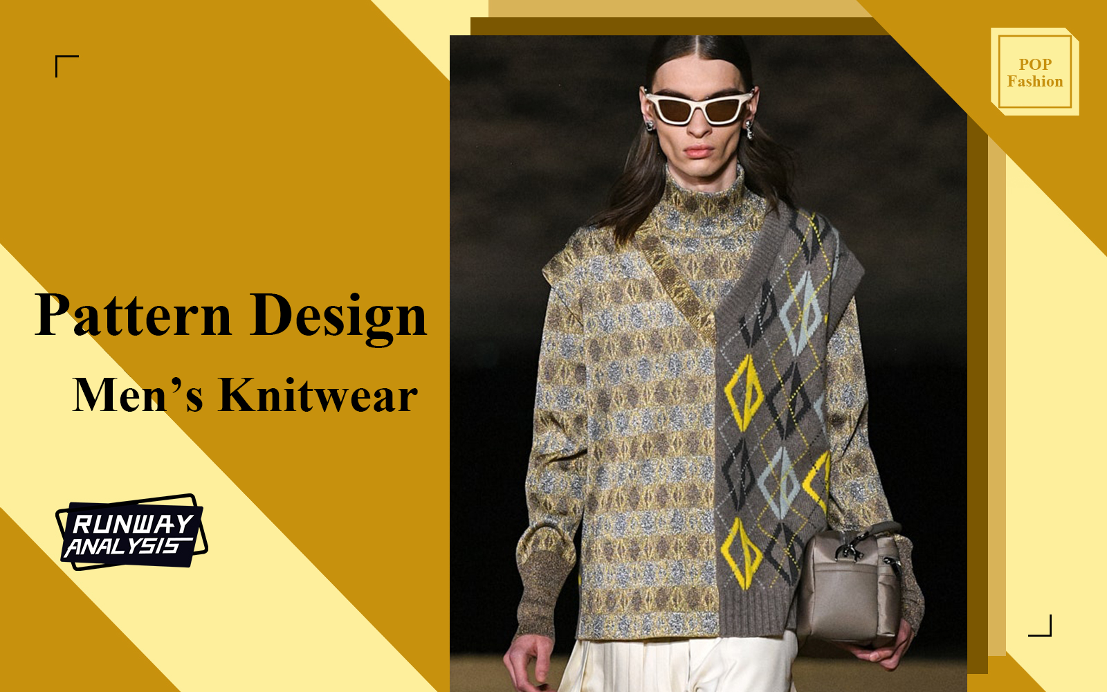 Pattern Design -- The Comprehensive Runway Analysis of Men's Knitwear