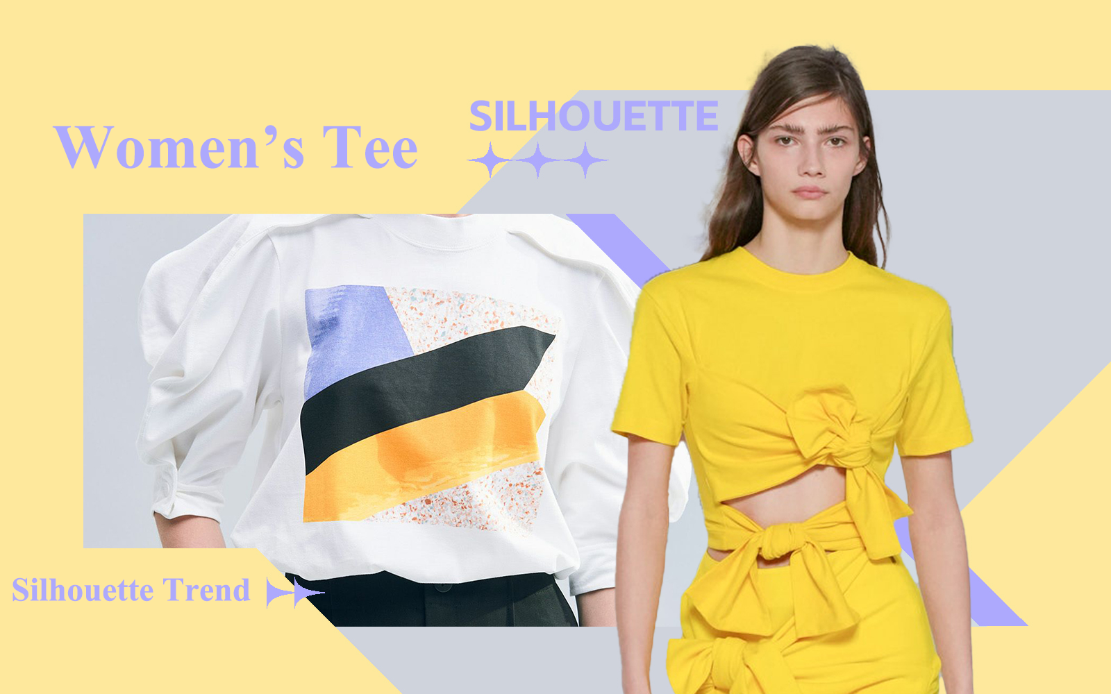 Sweet & Versatile -- The Silhouette Trend for Women's Tee