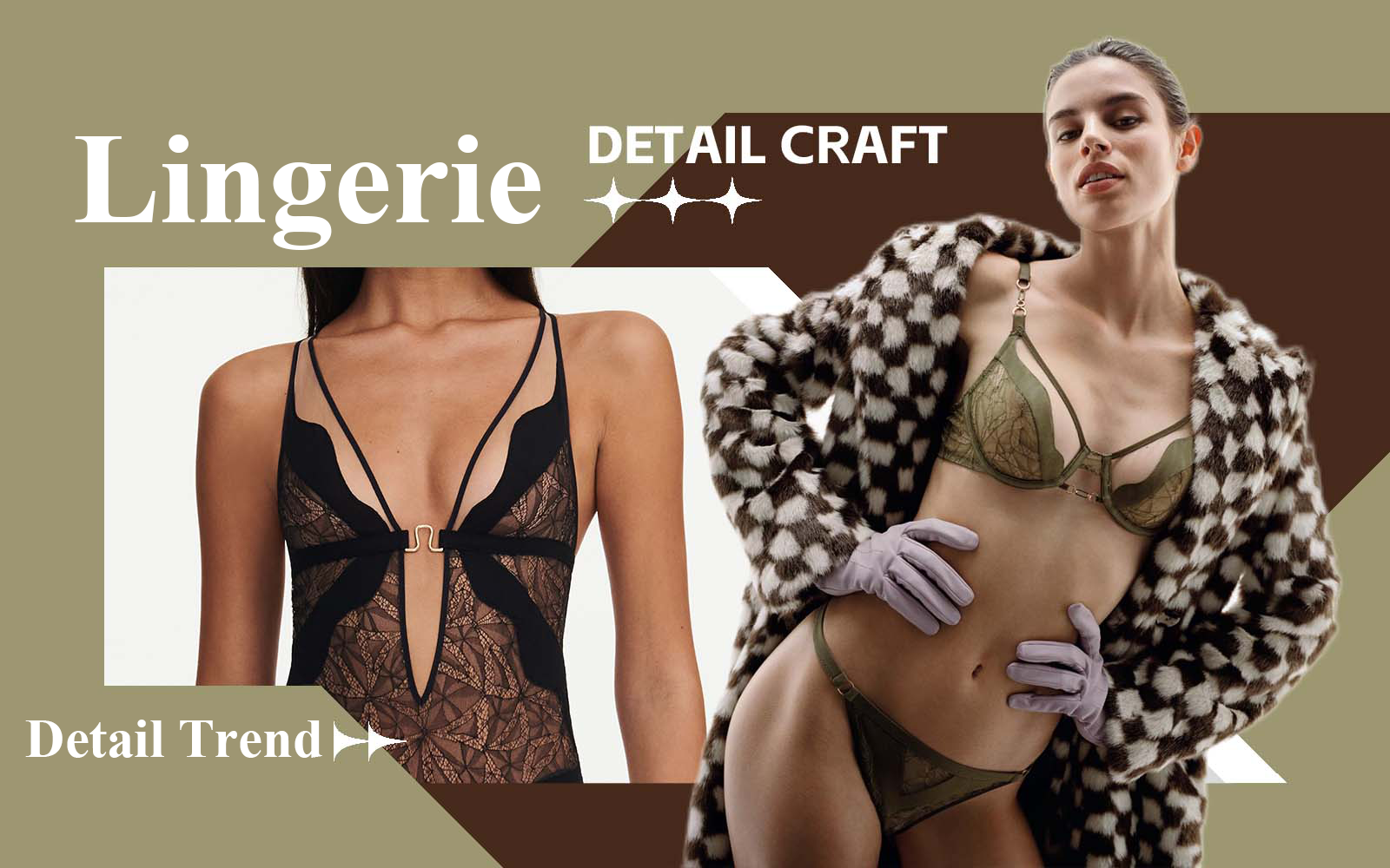 Front Connection -- The Detail & Craft Trend for Women's Lingerie