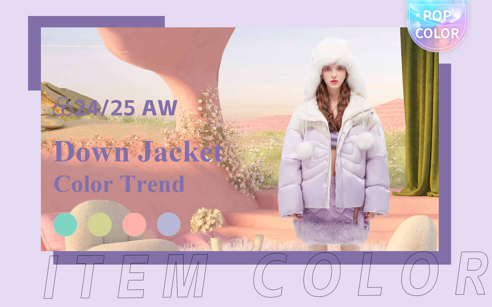 Rose & Pastel -- The Color Trend for Down Jacket