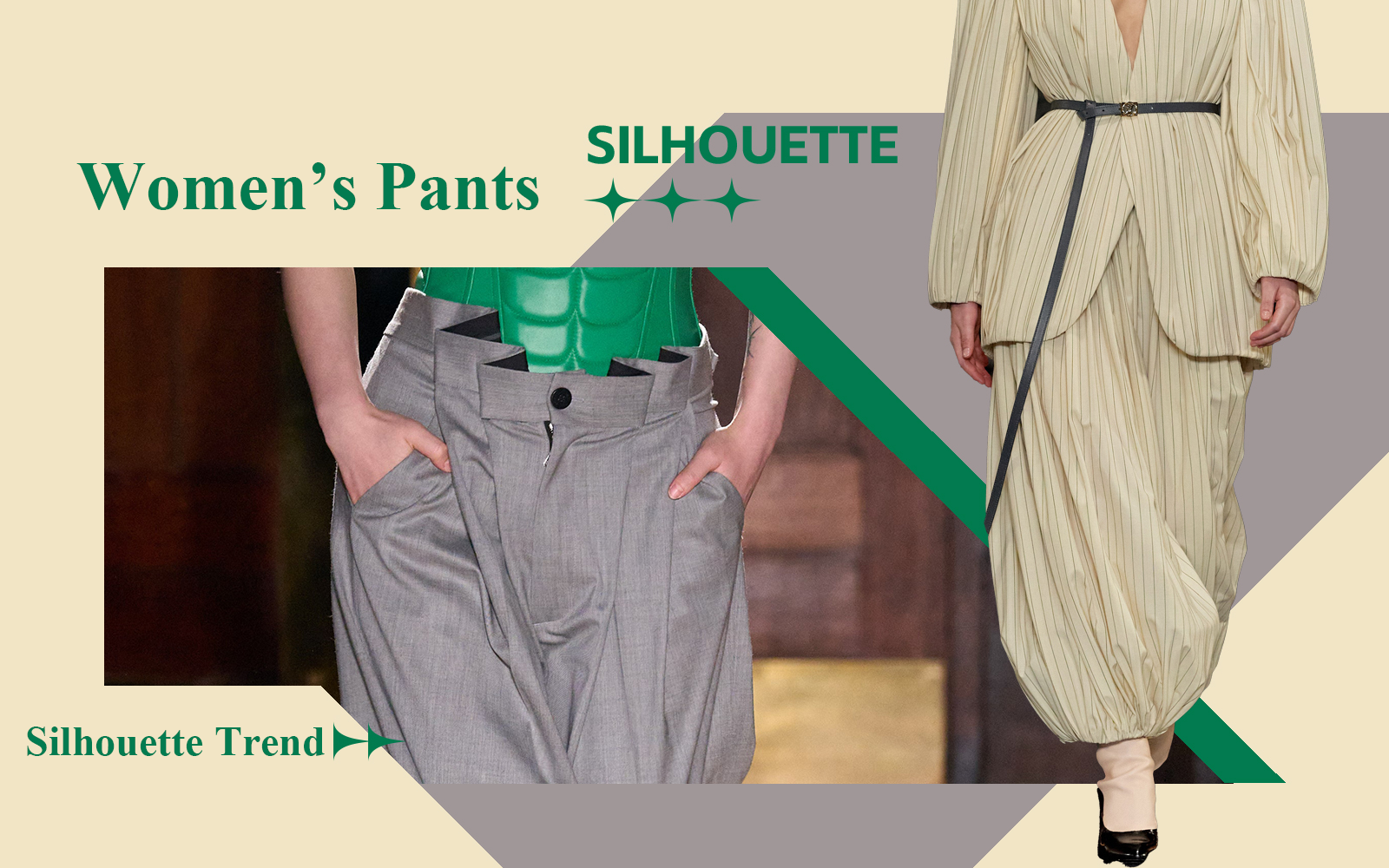 Body-inclusive -- The Silhouette Trend for Women's Pants