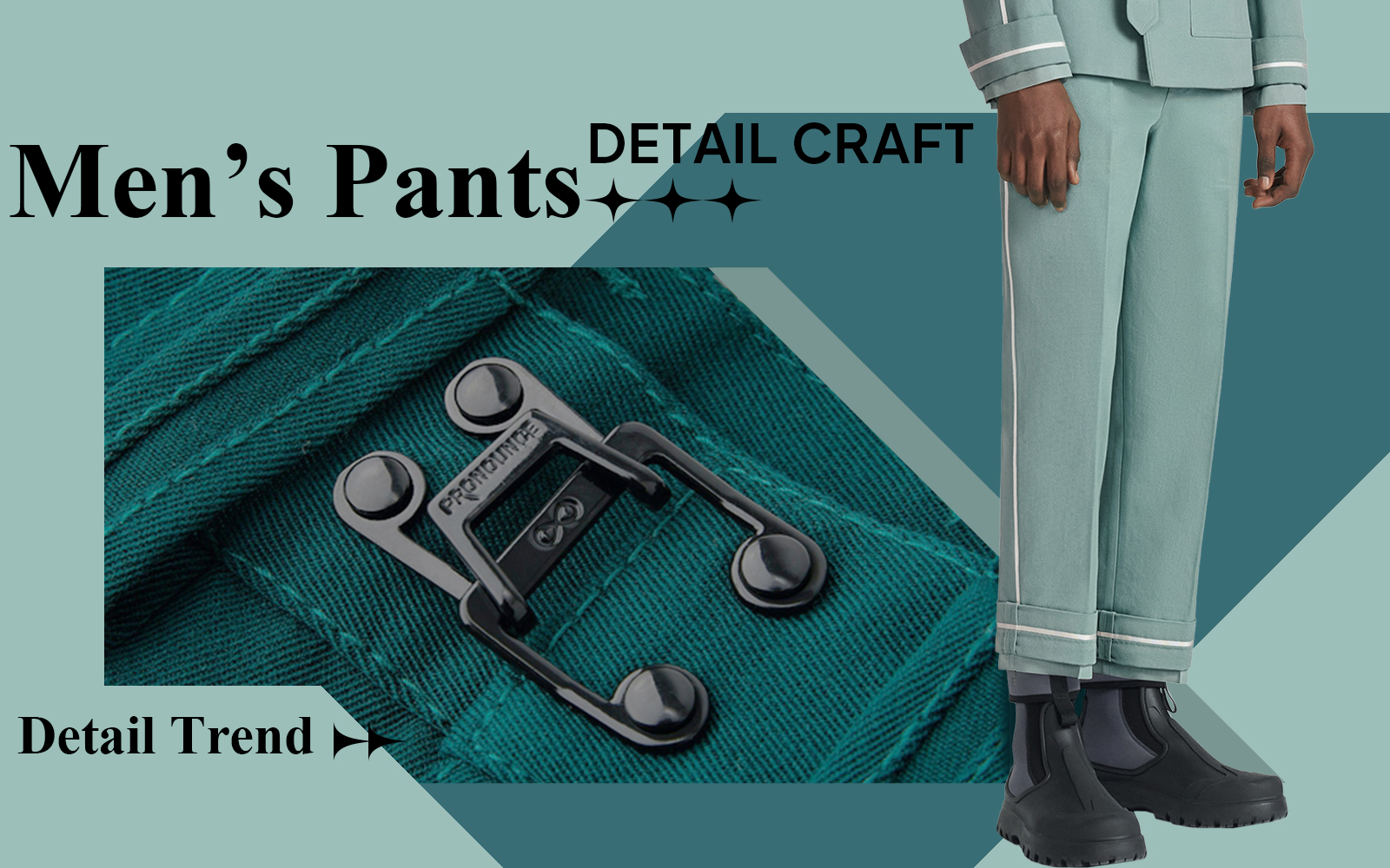 Localized Structure -- The Detail & Craft Trend for Men's Pants