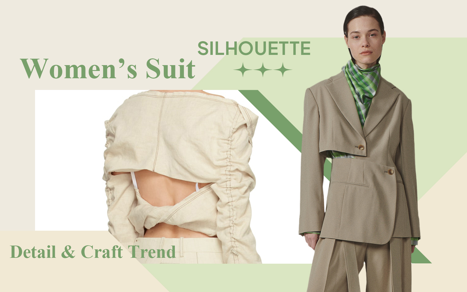 The Detail & Craft Trend for Women's Suit