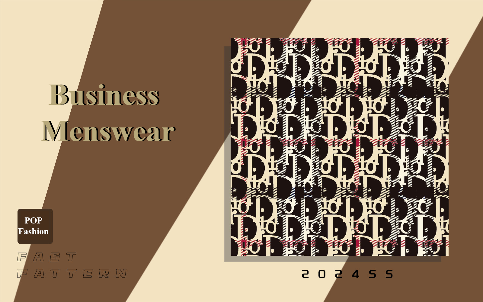 Business Menswear -- The Fast-response Pattern Trend for Menswear