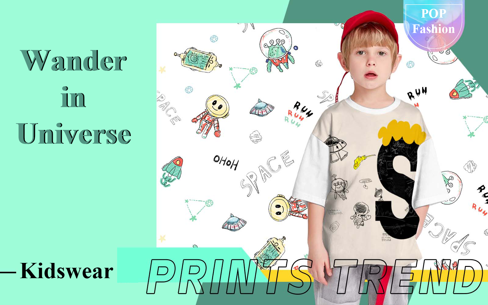 Wander in Universe -- The Pattern Trend for Kidswear
