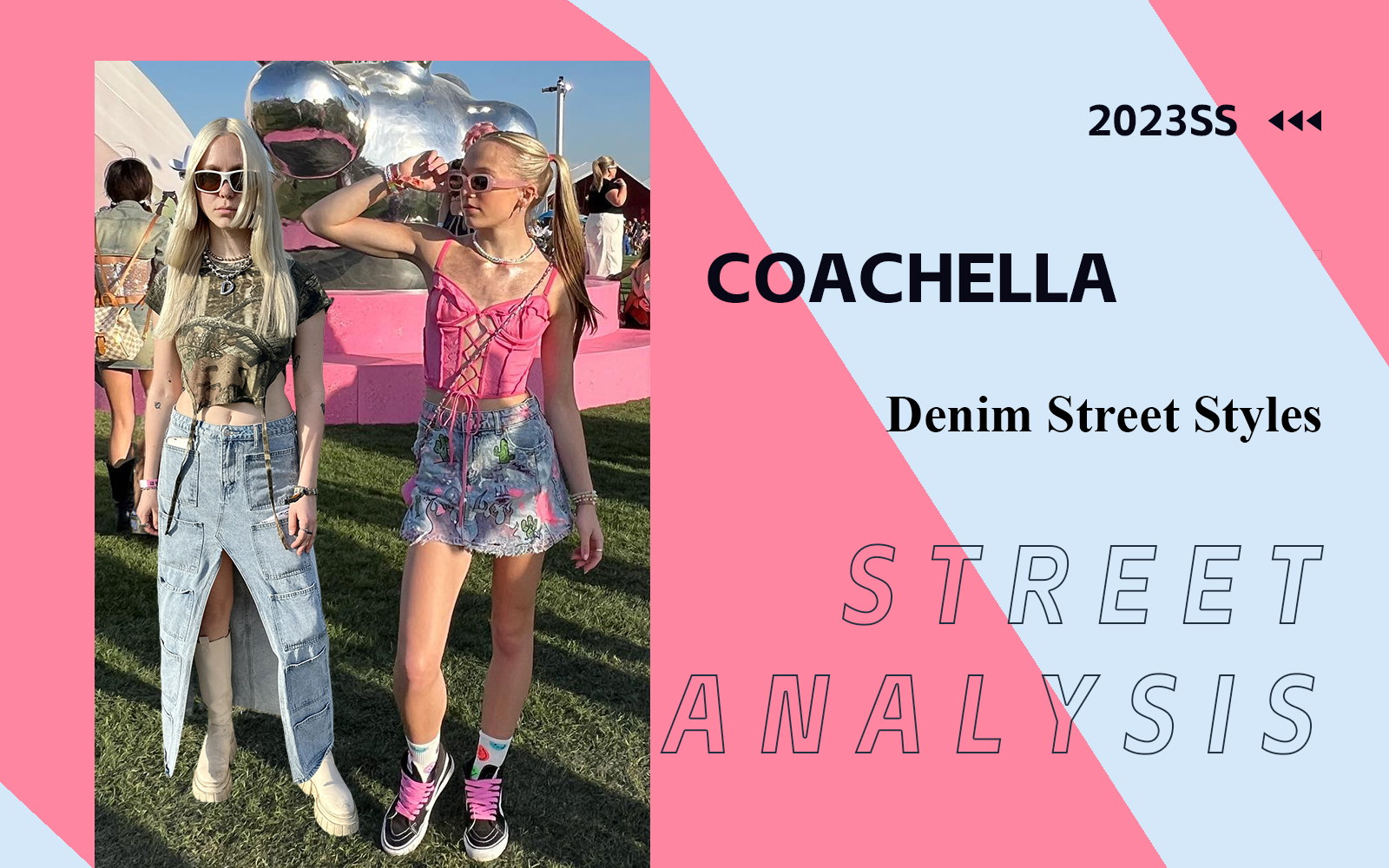 Nostalgic Emotion -- The Denim Street Style of Coachella Festival