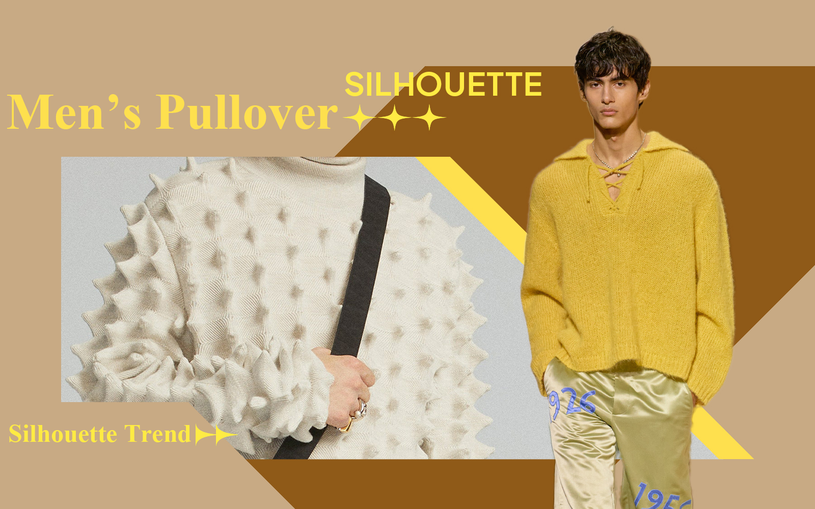 A/W 24/25 Silhouette Trend for Men's Knitted Pullover