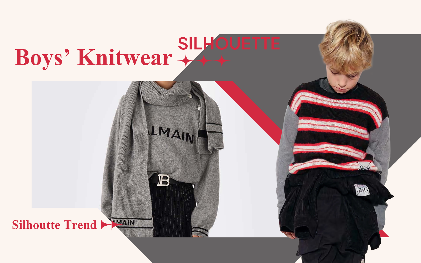 The Silhouette Trend for Boys' Knitwear