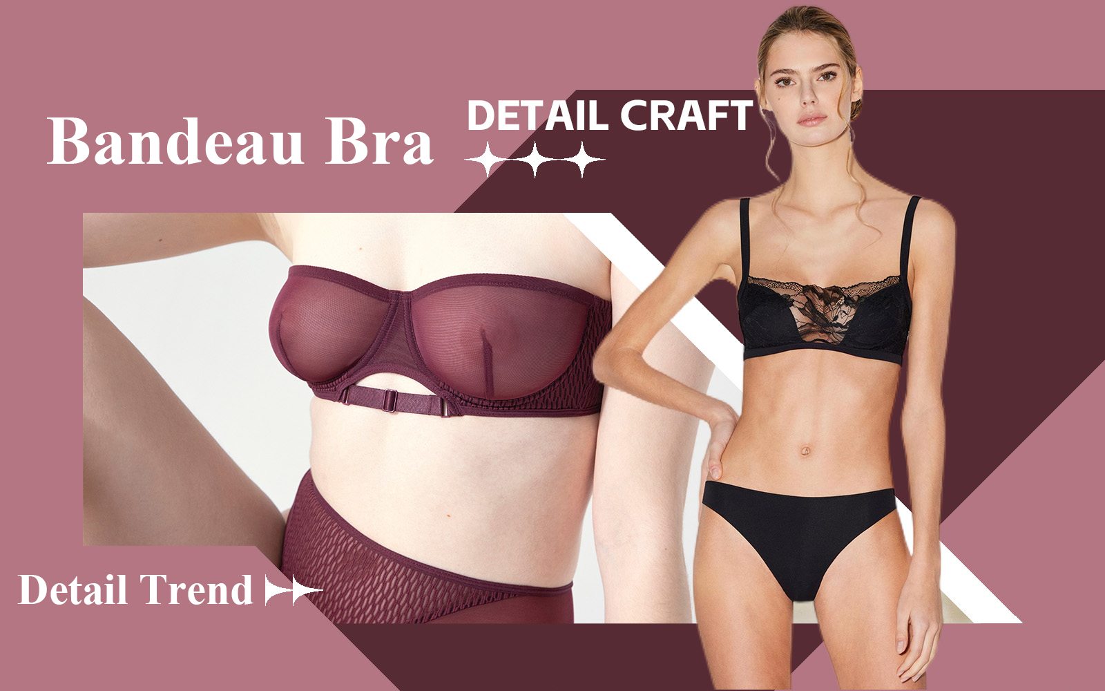 The Detail & Craft Trend for Bandeau Bra