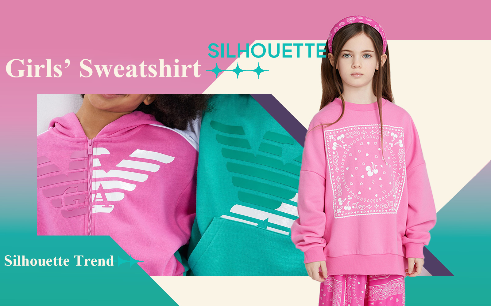 The Silhouette Trend for Girls' Sweatshirt