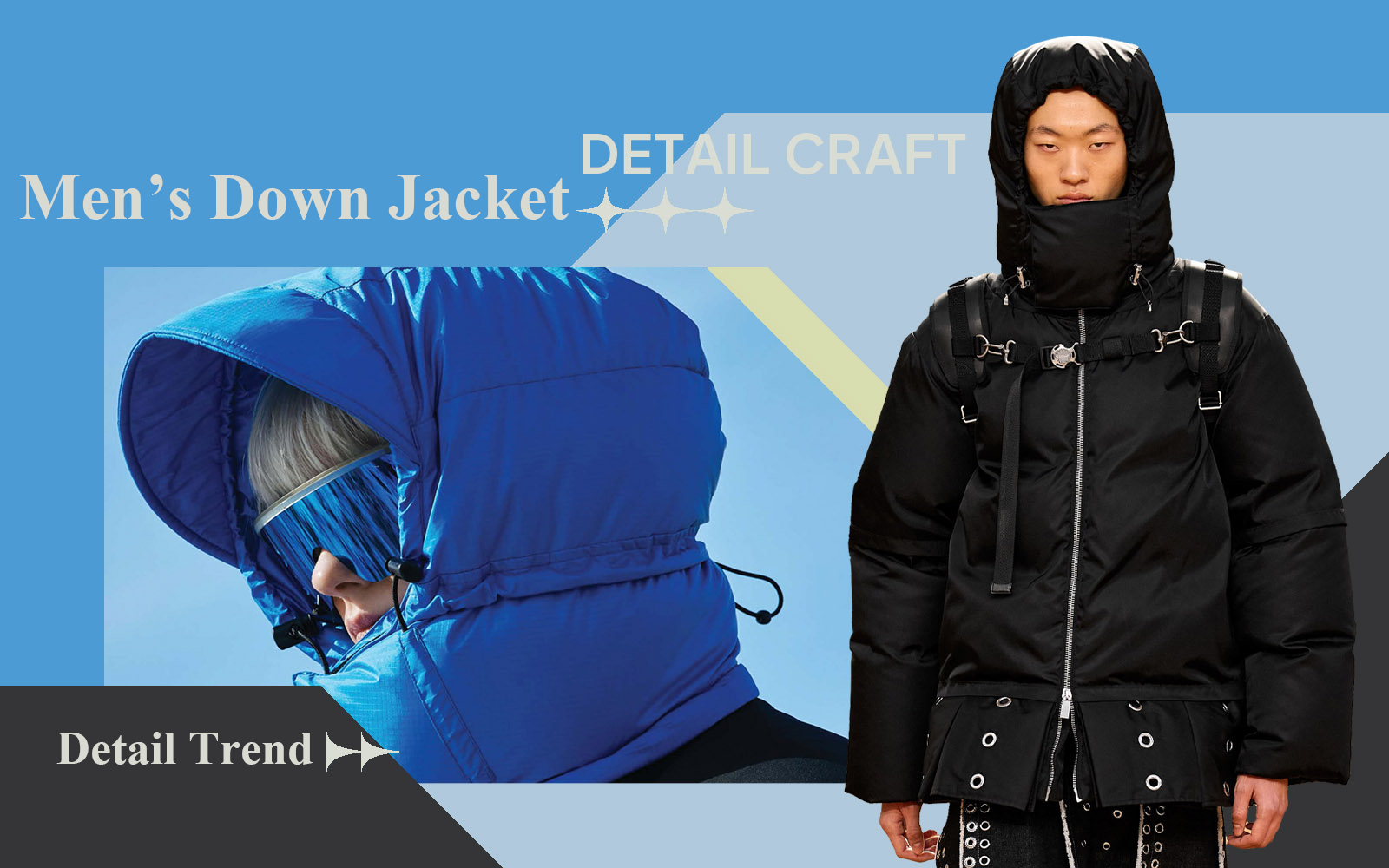Outdoor Performance -- The Detail & Craft Trend for Men's Down Jacket