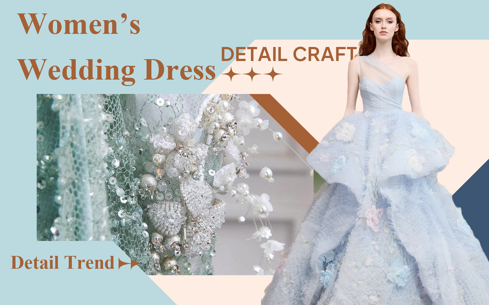 The Detail & Craft Trend for Women's Wedding Dress
