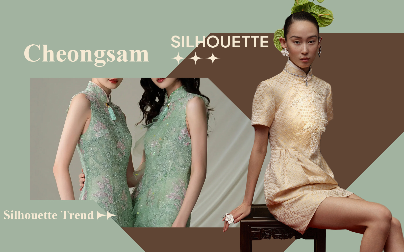 The Silhouette Trend for Women's Cheongsam
