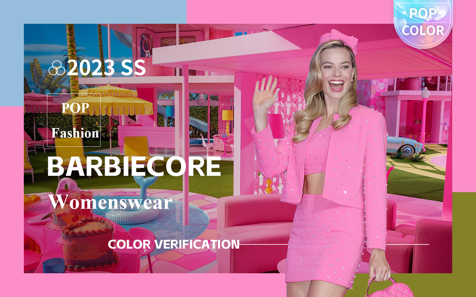 BarbieCore -- The Color Trend Verification for Womenswear
