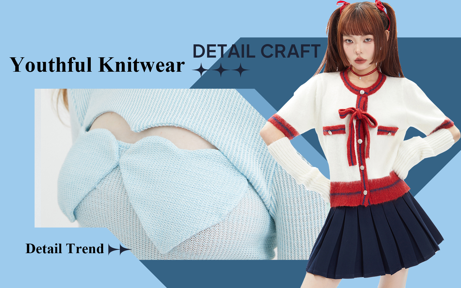Young Lady -- The Detail & Craft Trend for Women's Knitwear