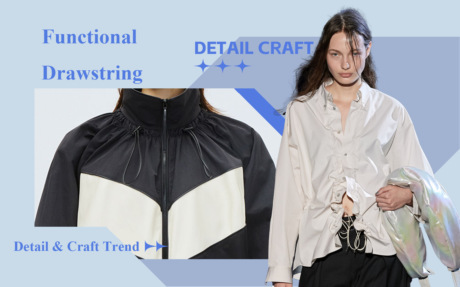 Functional Drawstring -- The Detail & Craft Trend for Womenswear
