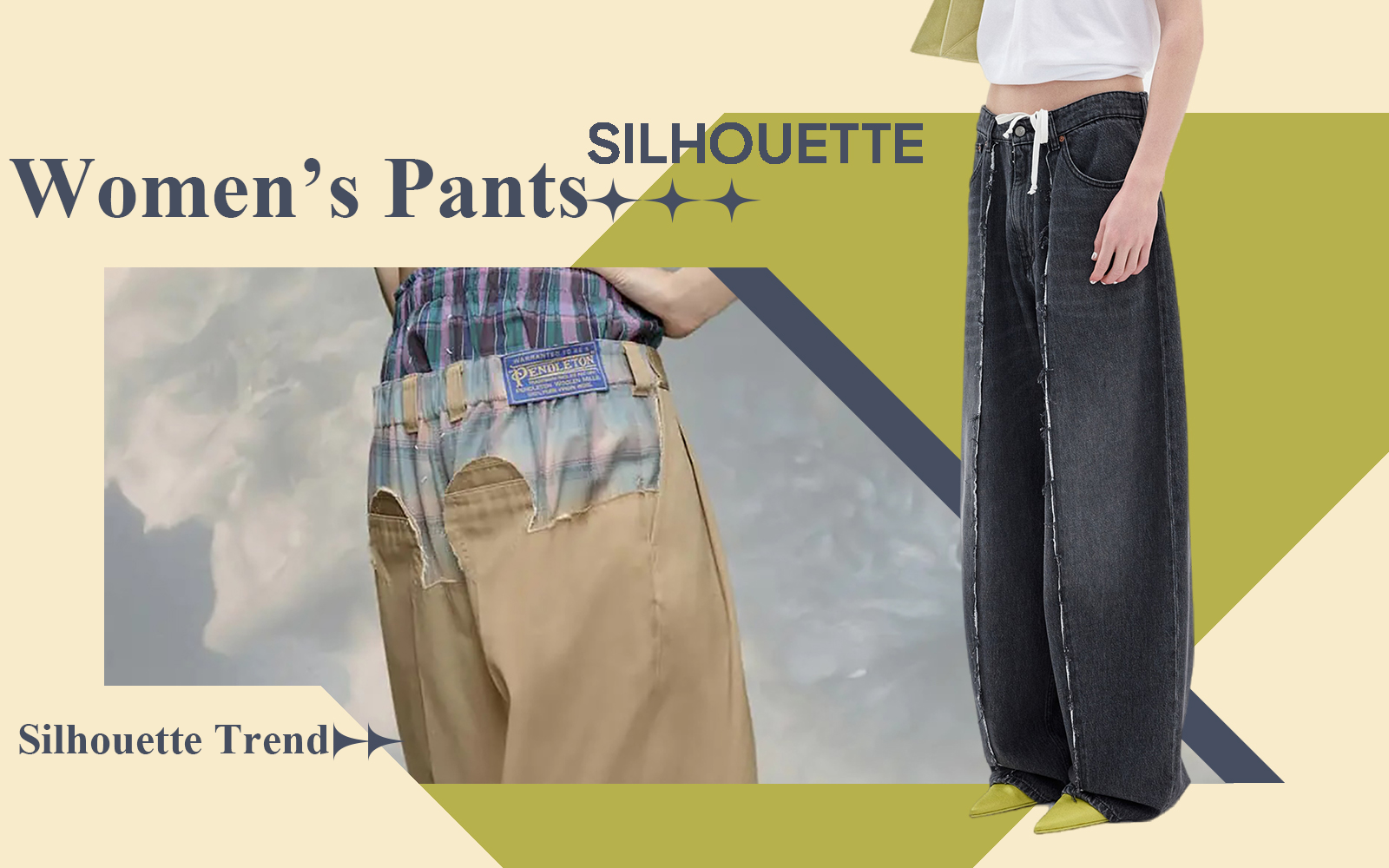 The Silhouette Trend for Women's Pants