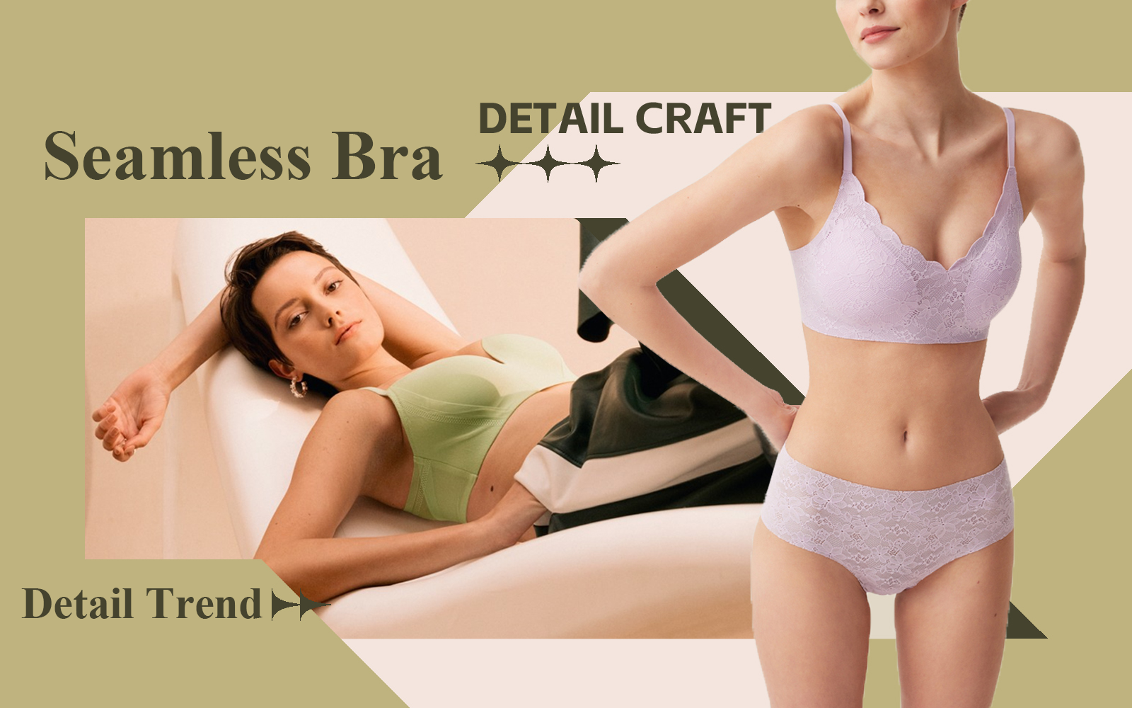 The Detail & Craft Trend for Women's Seamless Bra
