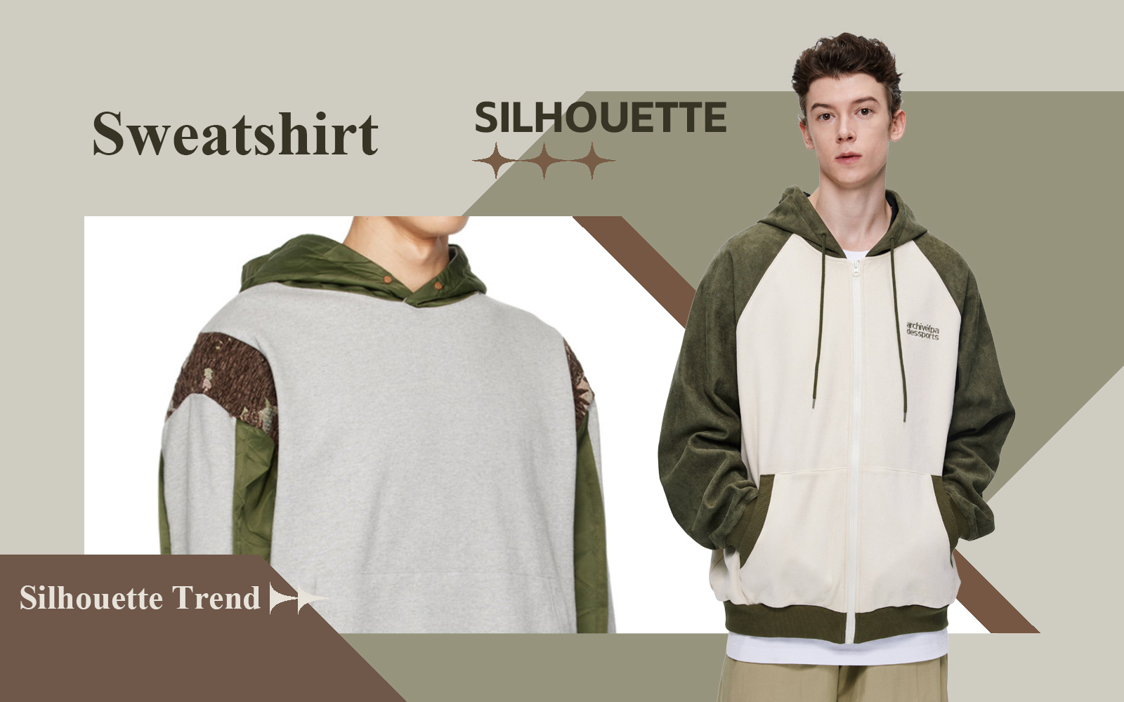 The Silhouette Trend for Men's Sweatshirt