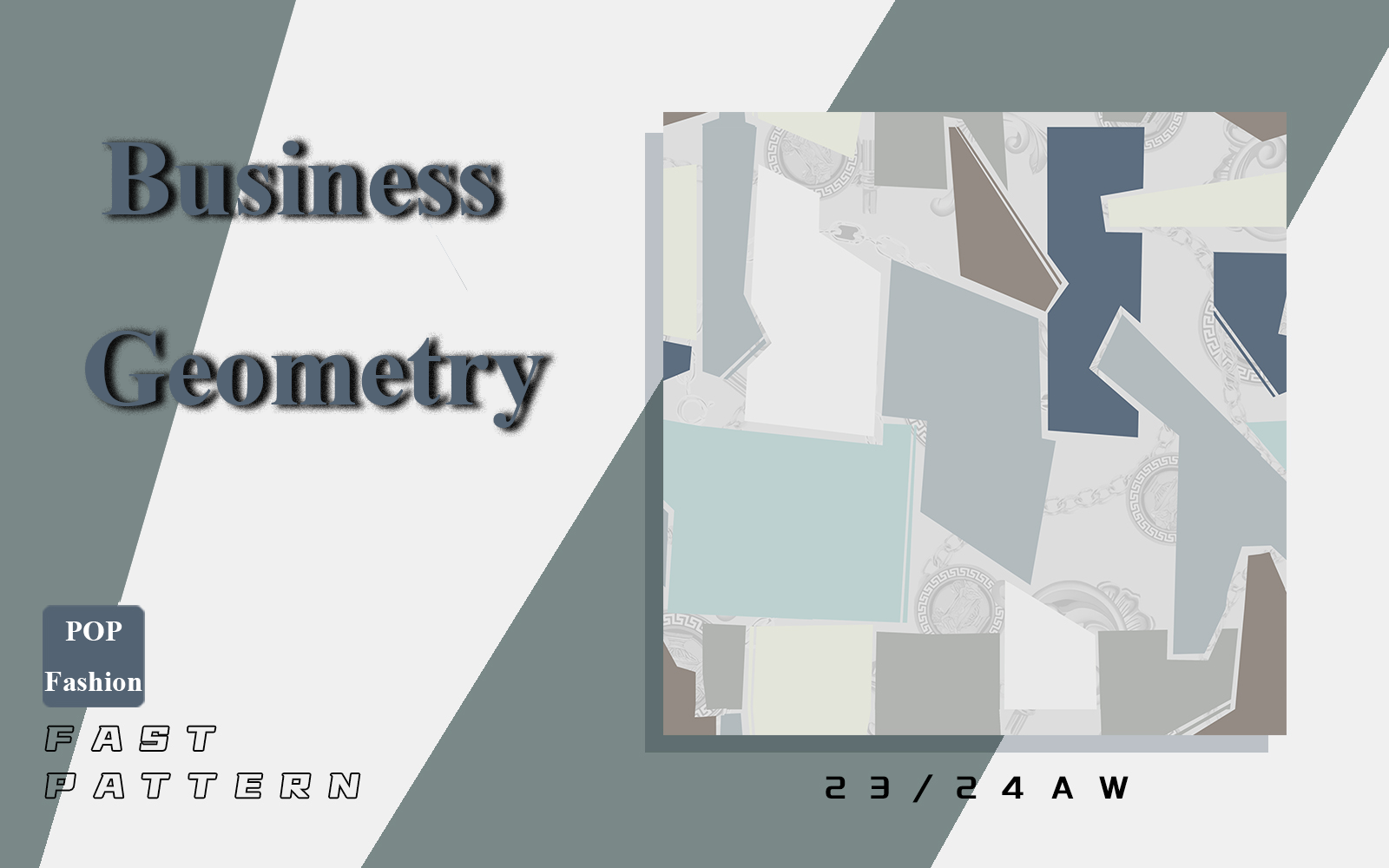 Business Geometry -- The Fast-response Pattern Trend for Menswear