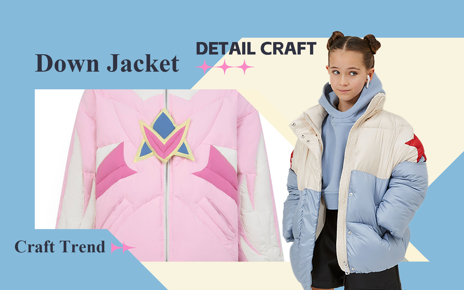 Down Jacket -- The Detail & Craft Trend for Girlswear