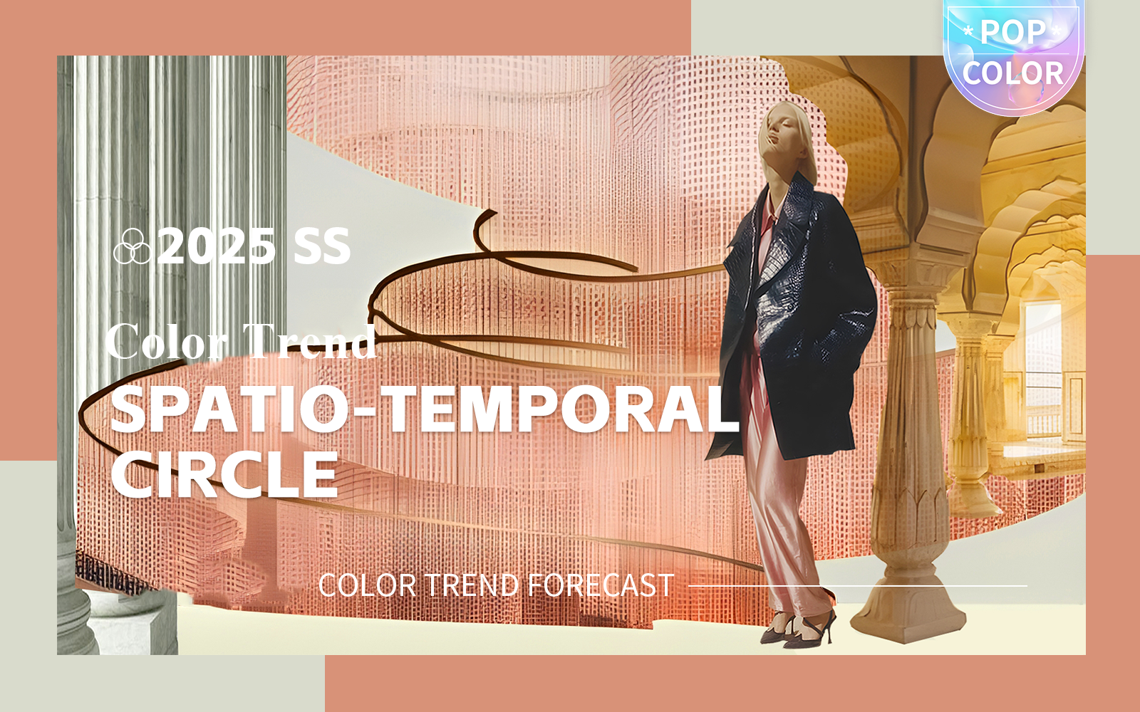Spatio-Temporal Circle -- S/S 2025 Color Trend Forecast