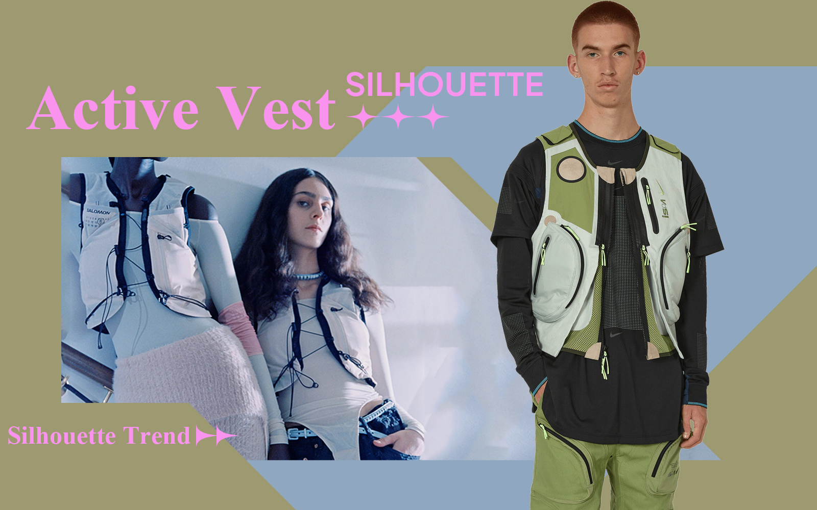 Mix and Match -- The Silhouette Trend for Active Vest