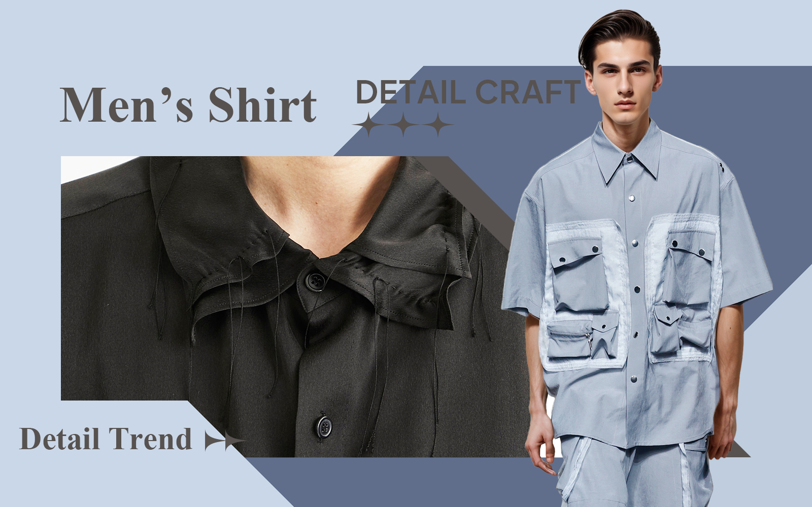 Partial Design -- The Detail & Craft Trend for Men's Shirt